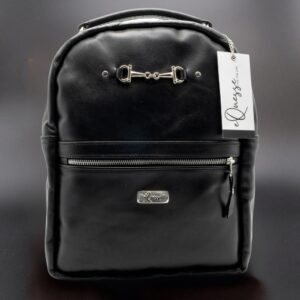 Leather Backpack - Black