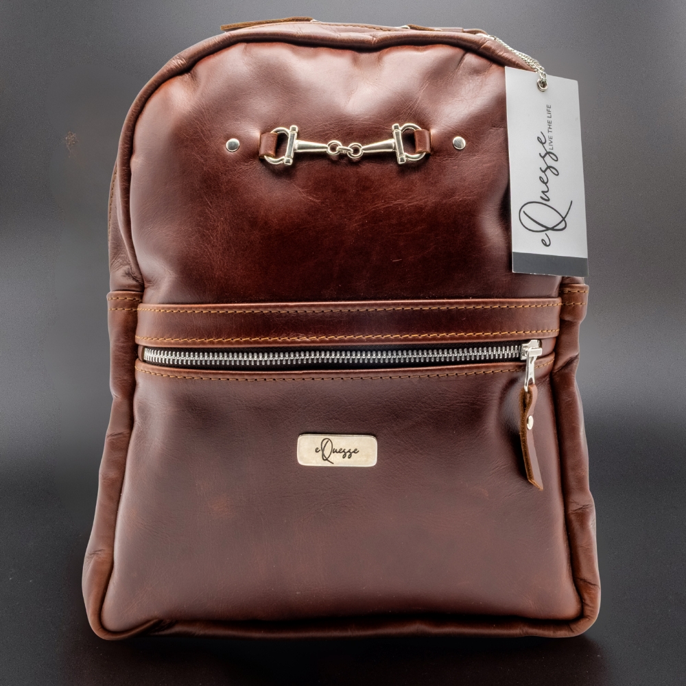 Leather Backpack - Brown