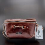 Leather Belt Bag - Brown