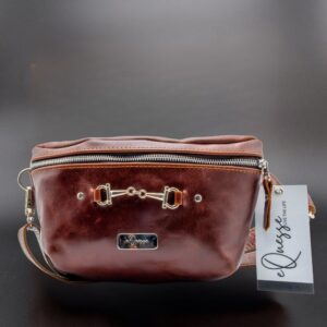 Leather Belt Bag - Brown