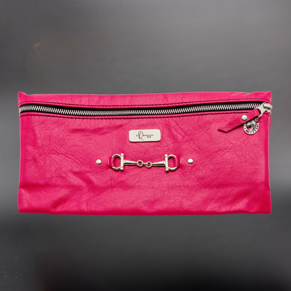 Leather Pencil Bag – Pink