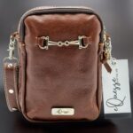 Petite Filly Compact Leather Bag – Brown