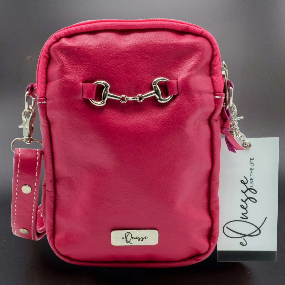 Petite Filly Compact Leather Bag – Pink