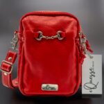 Petite Filly Compact Leather Bag – Red