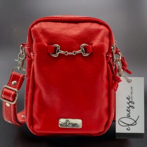 Petite Filly Compact Leather Bag – Red