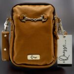 Petite Filly Compact Leather Bag – Tan