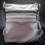 Wild Mare Leather Compact Crossbody Bag – White